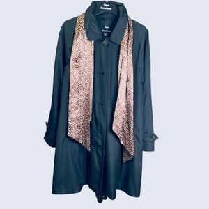 Dennis by Dennis Basso Rain Coat Women’s size XL - with matching scarf